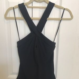 Express Black Midi Dress